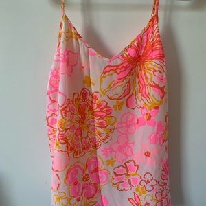 EUC Lilly Pulitzer Floral silk cami